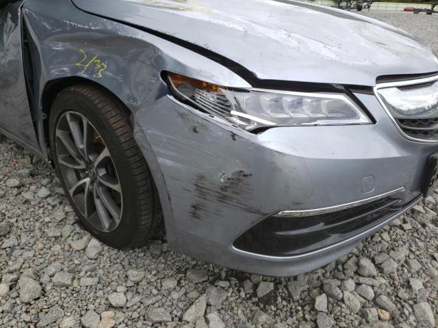 19UUB2F56FA026424 - 2015 ACURA TLX TECH SILVER photo 9