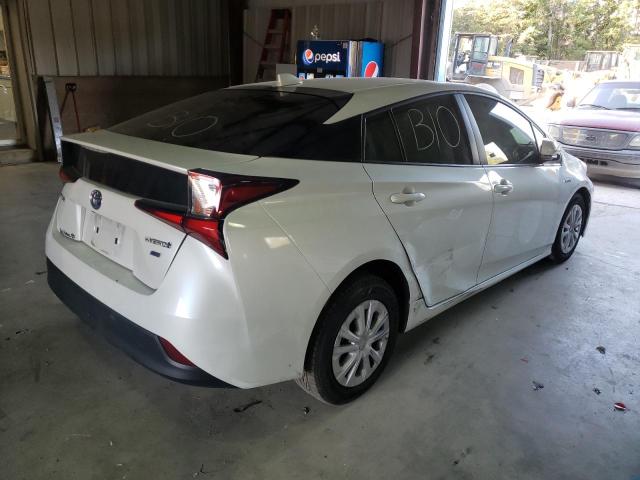 JTDKAMFU9N3158916 - 2022 TOYOTA PRIUS NIGH WHITE photo 4