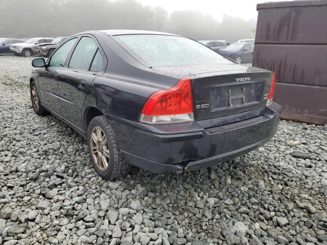 YV1RH592672601259 - 2007 VOLVO S60 2.5T BLACK photo 3