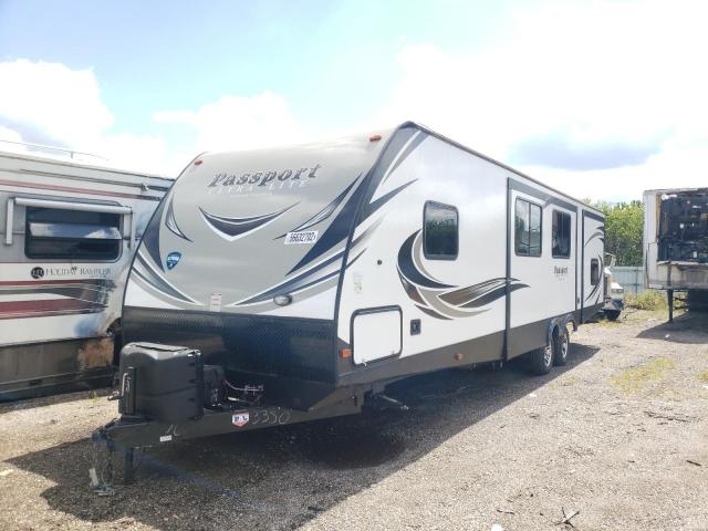 4YDT33527JK418106 - 2018 KEYSTONE PASSPORT GRAY photo 2