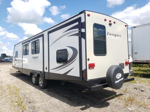 4YDT33527JK418106 - 2018 KEYSTONE PASSPORT GRAY photo 3