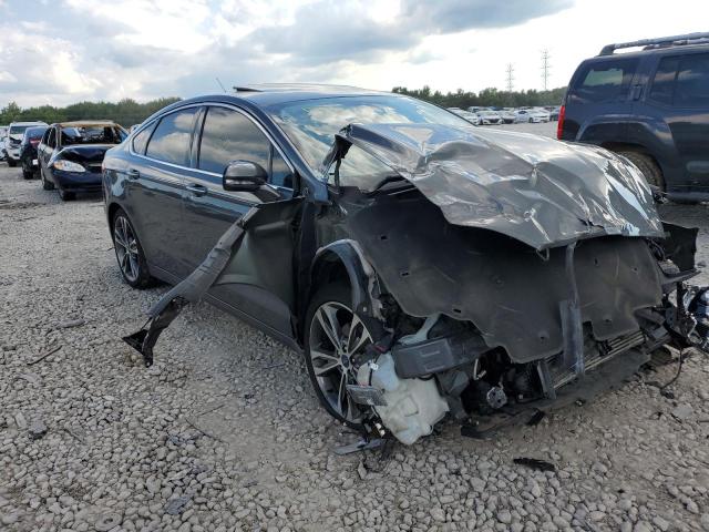 3FA6P0K95HR332714 - 2017 FORD FUSION TIT GRAY photo 1