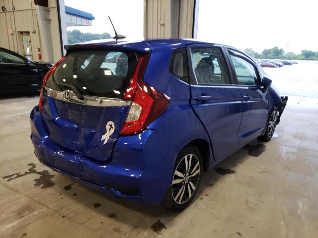 3HGGK5H85JM728896 - 2018 HONDA FIT EX BLUE photo 4