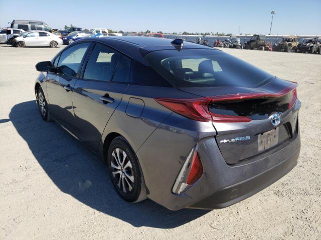 JTDKAMFP4M3173185 - 2021 TOYOTA PRIUS PRIM 灰色 照片 3