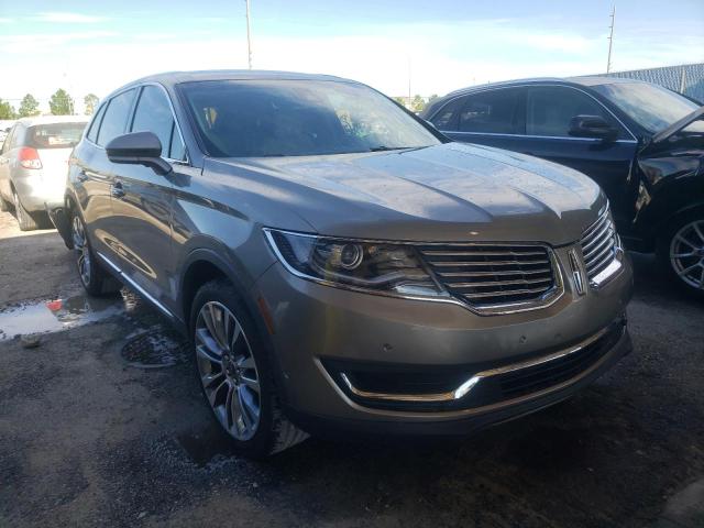 2LMTJ8LP2GBL21919 - 2016 LINCOLN MKX RESERV BEIGE photo 1