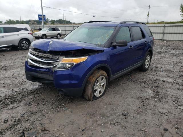 1FM5K7B81EGA41288 - 2014 FORD EXPLORER BLUE photo 2