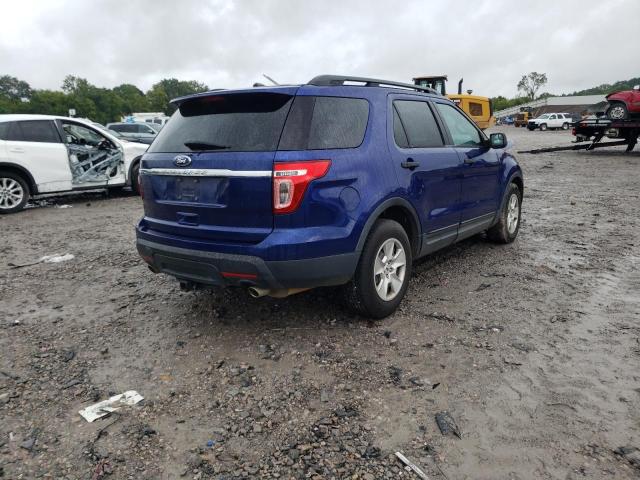 1FM5K7B81EGA41288 - 2014 FORD EXPLORER BLUE photo 4