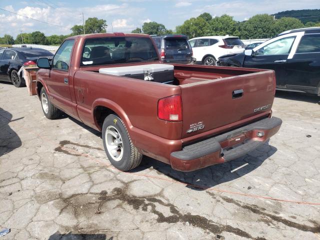 1GCCS14X0W8142234 - 1998 CHEVROLET S TRUCK S1 BURGUNDY photo 3