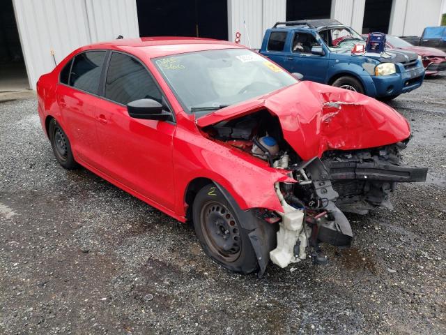 3VW2K7AJ6EM235166 - 2014 VOLKSWAGEN JETTA BASE 红色 照片 1