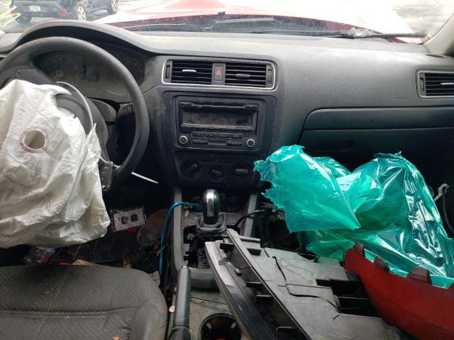 3VW2K7AJ6EM235166 - 2014 VOLKSWAGEN JETTA BASE 红色 照片 9