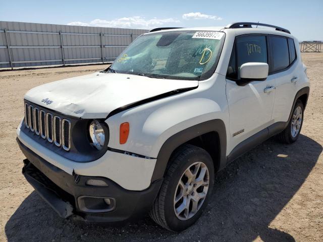 ZACCJBBTXFPB31873 - 2015 JEEP RENEGADE WHITE photo 2