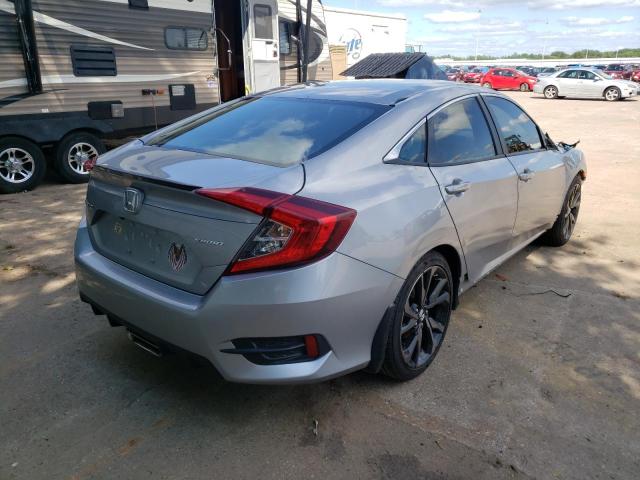 2HGFC2F89KH605337 - 2019 HONDA CIVIC SPOR SILVER photo 4