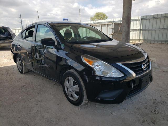 3N1CN7AP9KL826938 - 2019 NISSAN VERSA S BLACK photo 1