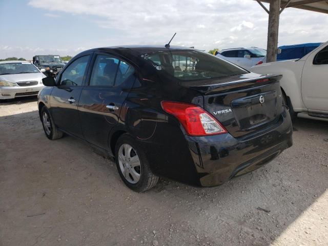 3N1CN7AP9KL826938 - 2019 NISSAN VERSA S BLACK photo 3