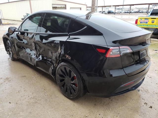 7SAYGDEF7NF391145 - 2022 TESLA MODEL Y أسود صورة 3