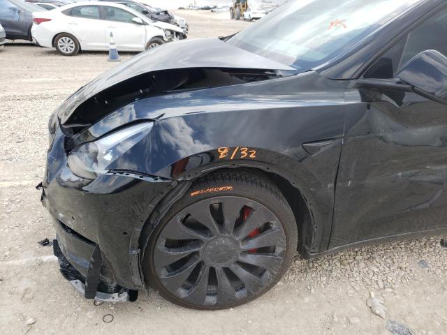 7SAYGDEF7NF391145 - 2022 TESLA MODEL Y أسود صورة 9