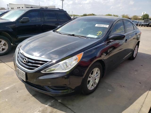 5NPEB4AC2BH135504 - 2011 HYUNDAI SONATA GLS BLACK photo 2