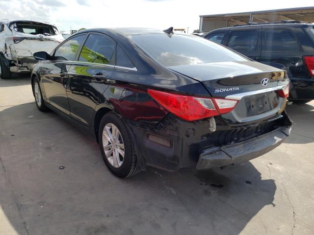 5NPEB4AC2BH135504 - 2011 HYUNDAI SONATA GLS BLACK photo 3