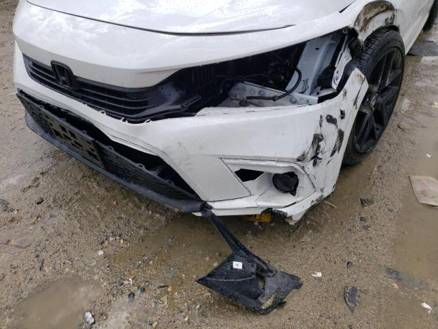 2HGFE2F51NH573794 - 2022 HONDA CIVIC SPOR WHITE photo 9