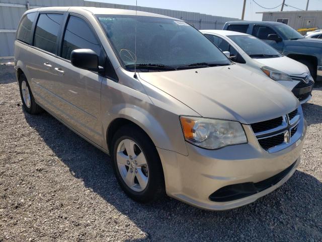 2C4RDGBG7DR712550 - 2013 DODGE GRAND CARA GOLD photo 1