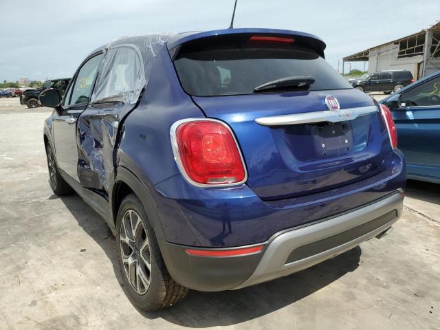 ZFBCFXCB5JP636006 - 2018 FIAT 500X TREKK BLUE photo 3