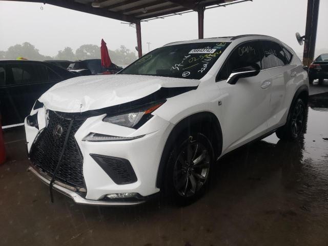 JTJSARBZ9M5025944 - 2021 LEXUS NX 300 BAS WHITE photo 2