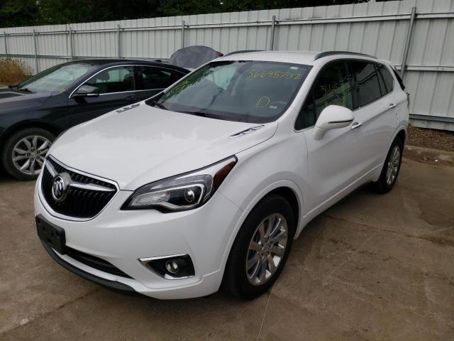 LRBFXCSA7KD004151 - 2019 BUICK ENVISION E WHITE photo 2