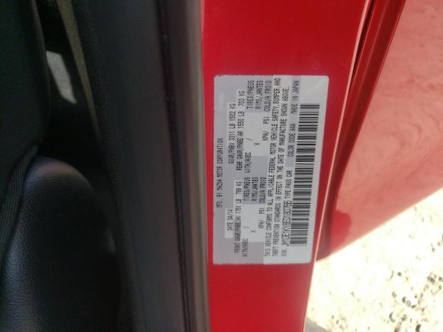 JM1DE1KY8E0180766 - 2014 MAZDA MAZDA2 SPO 红色 照片 10