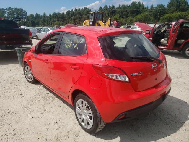 JM1DE1KY8E0180766 - 2014 MAZDA MAZDA2 SPO RED photo 3