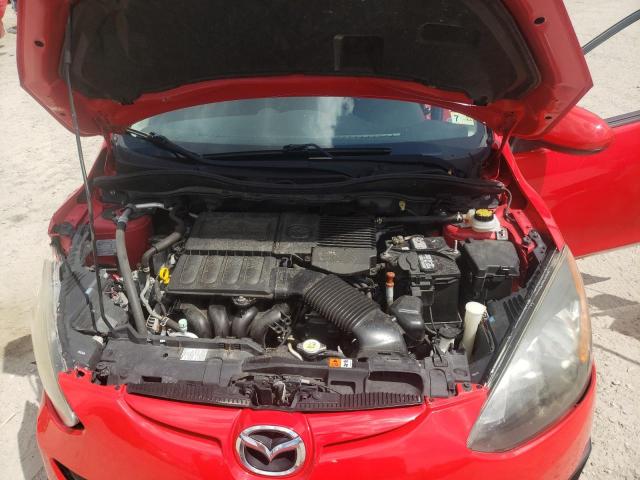 JM1DE1KY8E0180766 - 2014 MAZDA MAZDA2 SPO RED photo 7