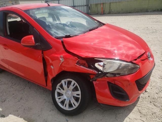 JM1DE1KY8E0180766 - 2014 MAZDA MAZDA2 SPO RED photo 9