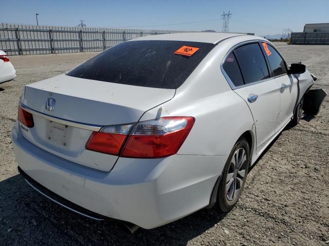 1HGCR2F3XFA055947 - 2015 HONDA ACCORD LX WHITE photo 4