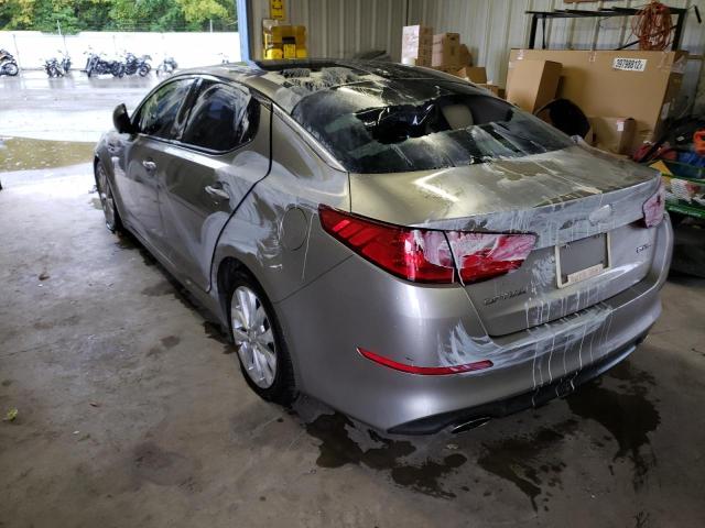 5XXGN4A72EG267813 - 2014 KIA OPTIMA EX SILVER photo 3