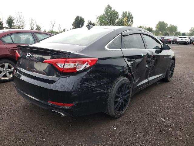 5NPE24AF8FH198154 - 2015 HYUNDAI SONATA SE BLACK photo 4