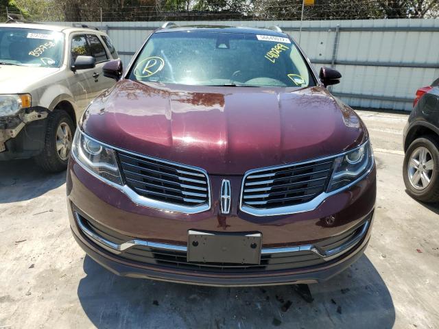 2LMPJ8KPXHBL40299 - 2017 LINCOLN MKX SELECT MAROON photo 9