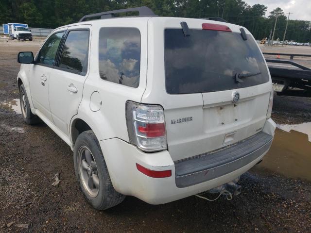 4M2CN8B76BKJ05585 - 2011 MERCURY MARINER WHITE photo 3