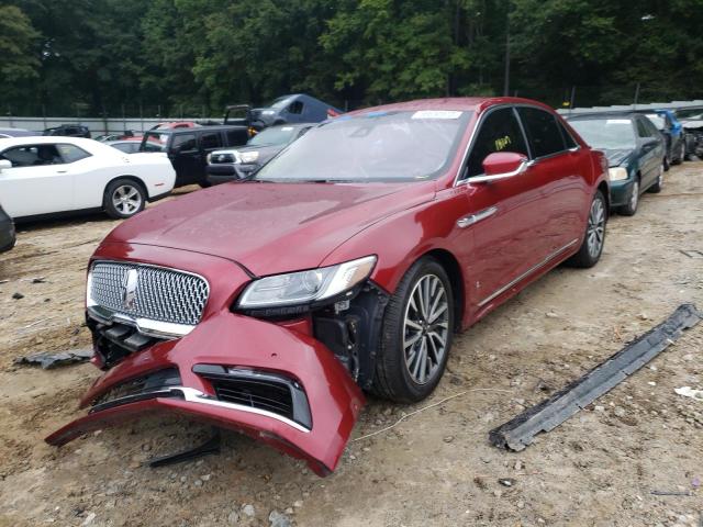 1LN6L9SPXJ5602159 - 2018 LINCOLN CONTINENTA RED photo 2