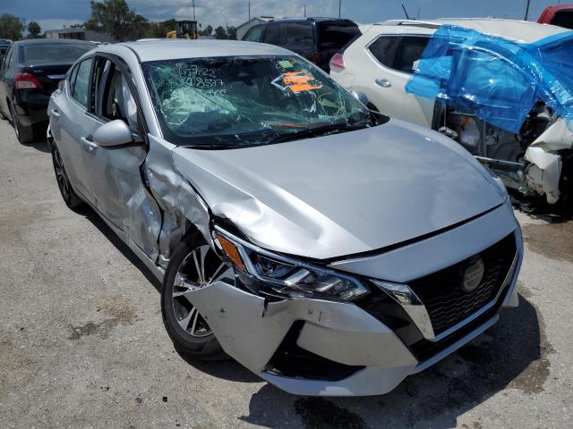 3N1AB8CV0NY254795 - 2022 NISSAN SENTRA SV SILVER photo 1