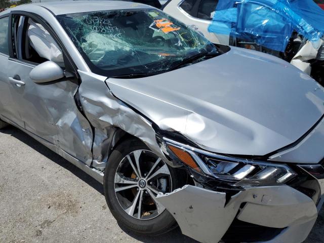 3N1AB8CV0NY254795 - 2022 NISSAN SENTRA SV SILVER photo 9