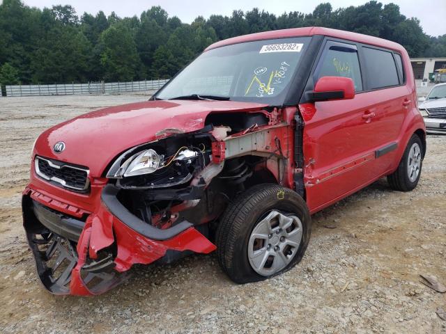 KNDJT2A5XD7568089 - 2013 KIA SOUL RED photo 2