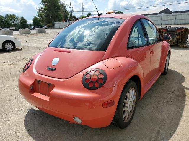 3VWCK31C64M418967 - 2004 VOLKSWAGEN NEW BEETLE 橙色 照片 4