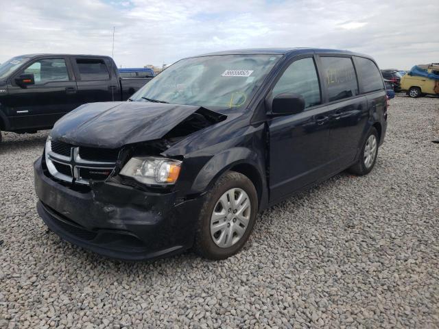 2C4RDGBG2JR296225 - 2018 DODGE GRAND CARA BLACK photo 2