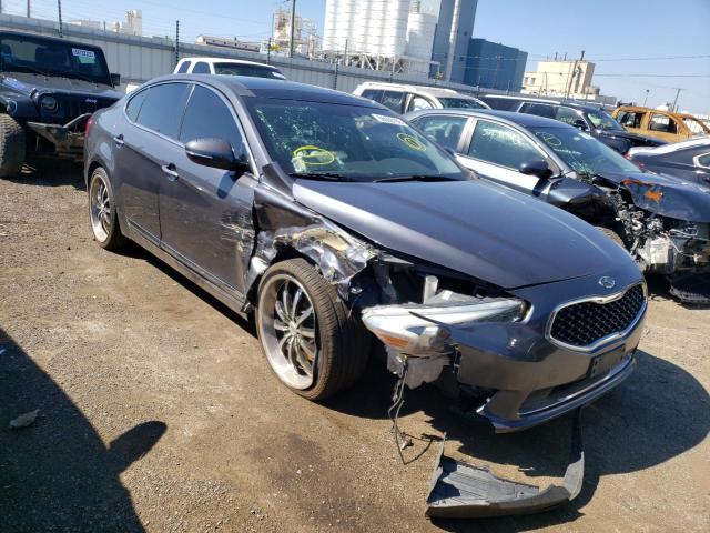 KNALN4D76E5121717 - 2014 KIA CADENZA PR GRAY photo 1