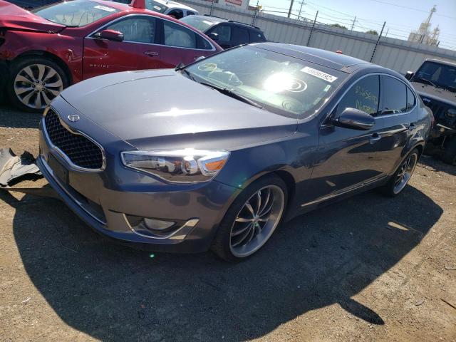 KNALN4D76E5121717 - 2014 KIA CADENZA PR GRAY photo 2