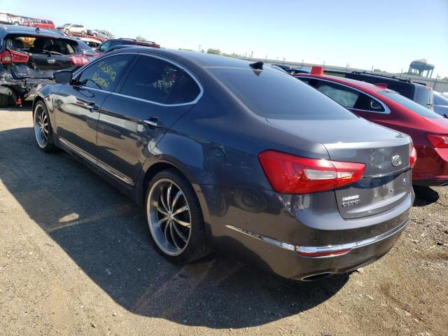 KNALN4D76E5121717 - 2014 KIA CADENZA PR GRAY photo 3