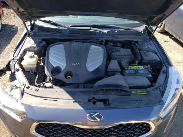 KNALN4D76E5121717 - 2014 KIA CADENZA PR GRAY photo 7