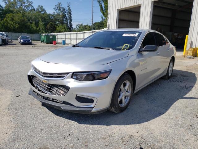 1G1ZB5ST1GF201993 - 2016 CHEVROLET MALIBU LS SILVER photo 2