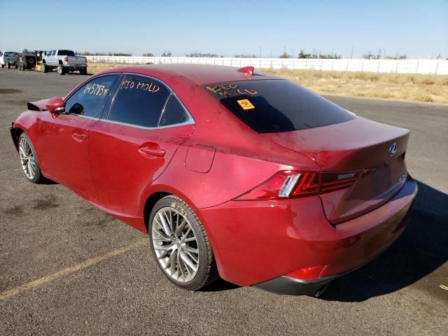 JTHBF1D2XF5081883 - 2015 LEXUS IS 250 RED photo 3