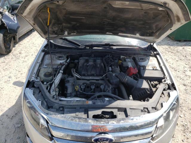 3FAHP0JGXCR120313 - 2012 FORD FUSION SEL SILVER photo 7