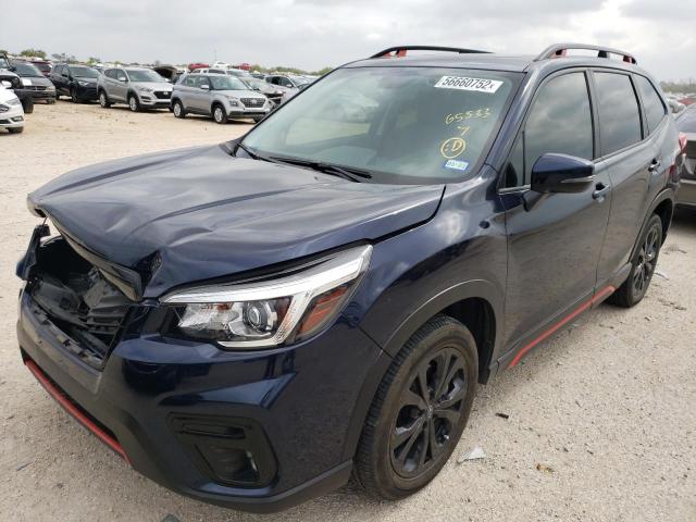 JF2SKARC8LH536451 - 2020 SUBARU FORESTER S Mavi foto 2